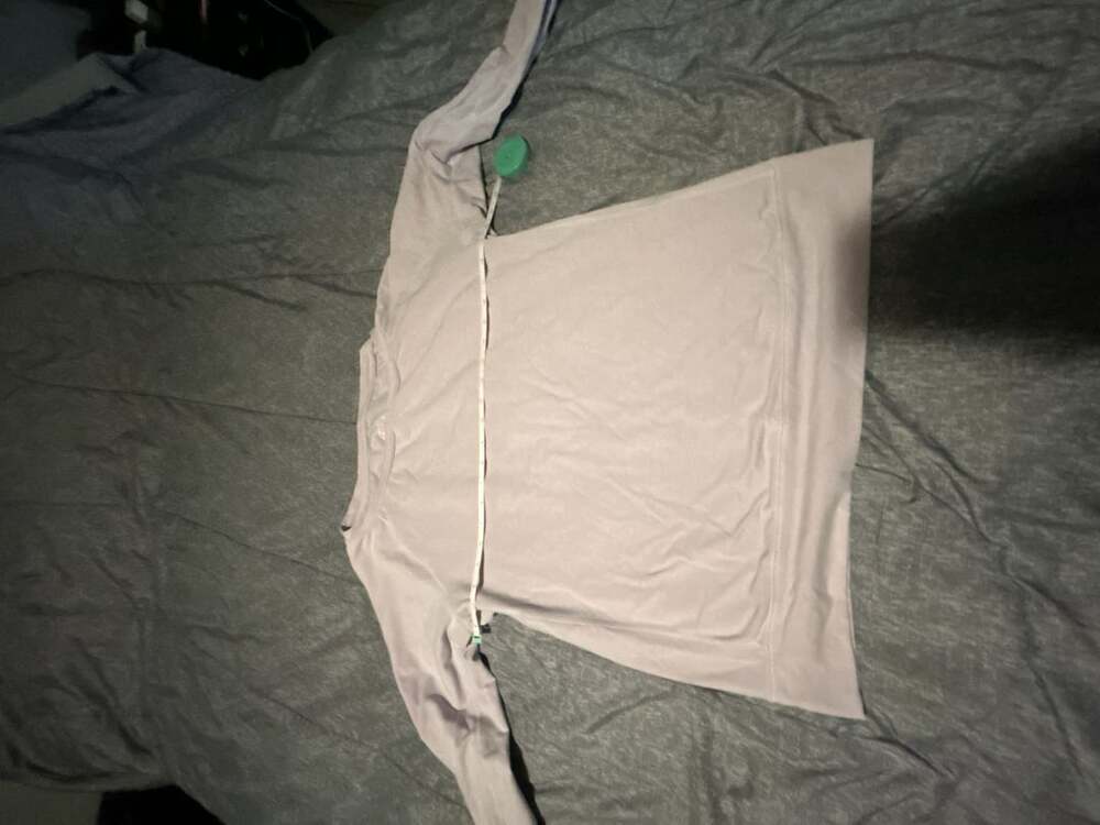 Nike Dri-Fit Mauve Pink Long Sleeve Athletic Crewneck Shirt Size L - Picture 3 of 4